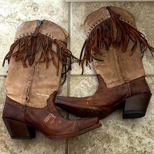 Tony Lama Fringe Boots